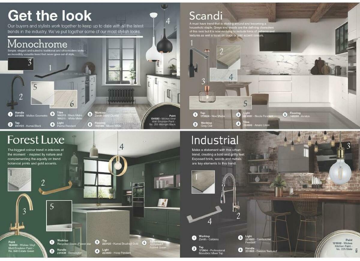 Wickes Showroom kitchens brochure Offers from 1 September