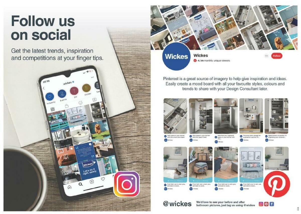 Wickes Showroom kitchens brochure Offers from 1 September
