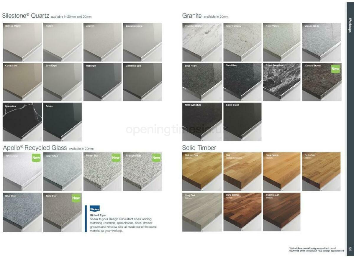 Wickes Showroom kitchens brochure Offers from 1 September