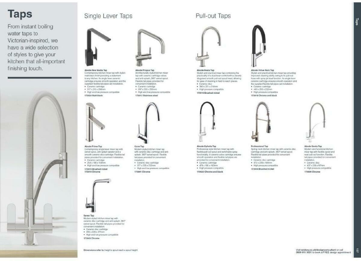 Wickes Showroom kitchens brochure Offers from 1 September