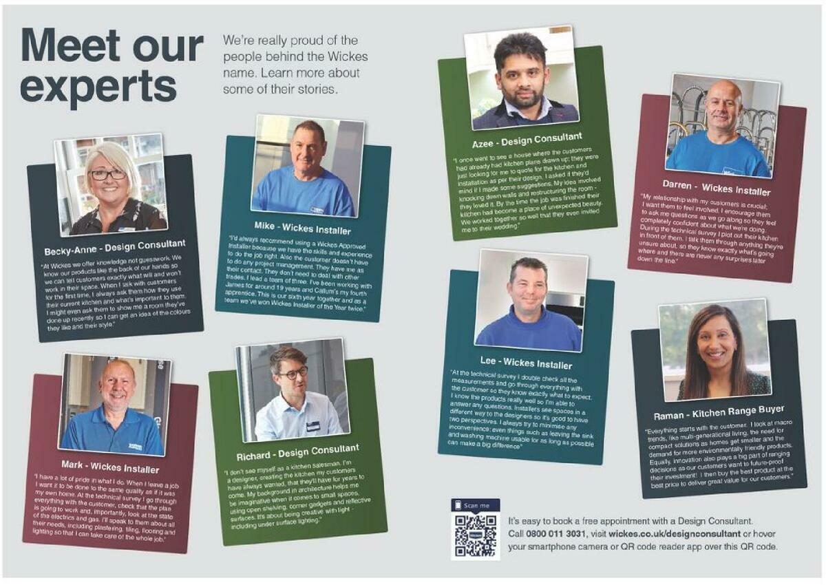 Wickes Showroom kitchens brochure Offers from 1 September