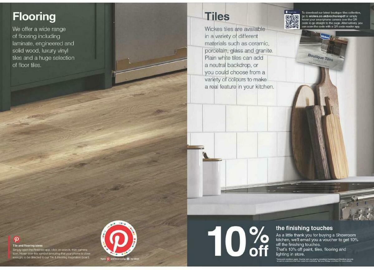 Wickes Showroom kitchens brochure Offers from 1 September