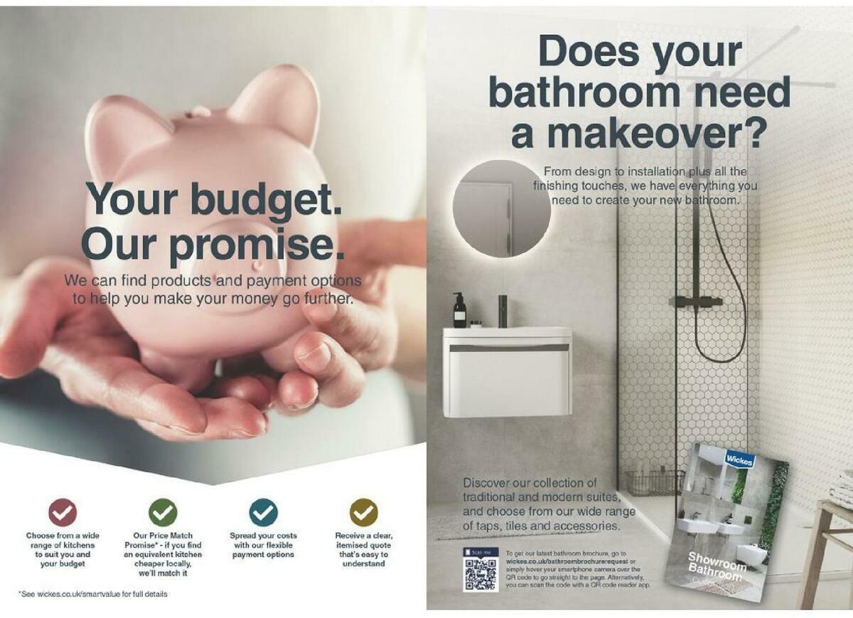 Wickes Showroom kitchens brochure Offers from 1 September