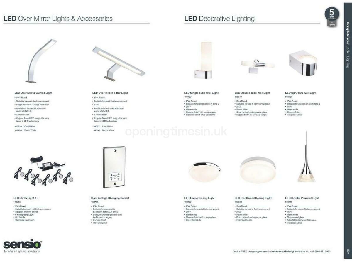 Wickes Showroom bathrooms brochure Offers from 1 September