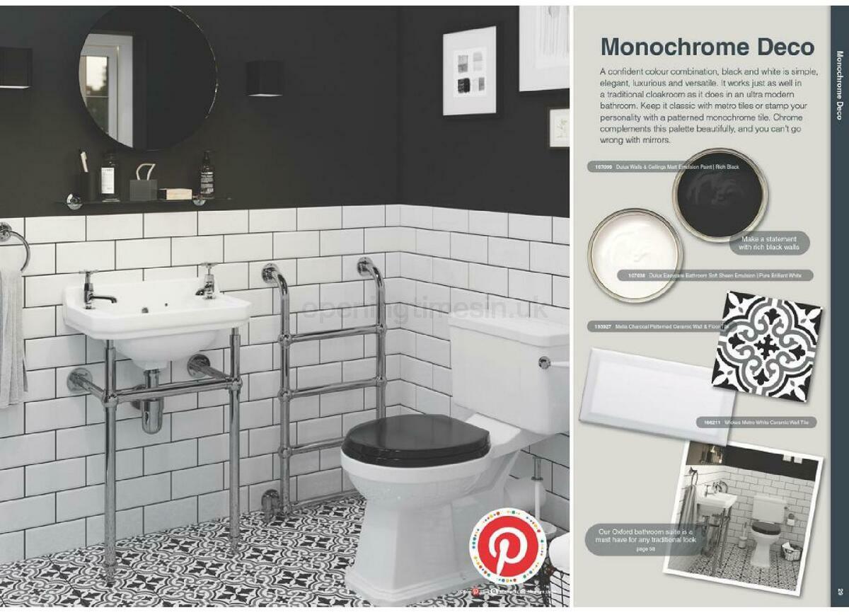 Wickes Showroom bathrooms brochure Offers from 1 September
