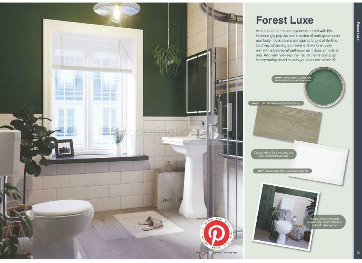 Wickes Showroom bathrooms brochure Offers from 1 September