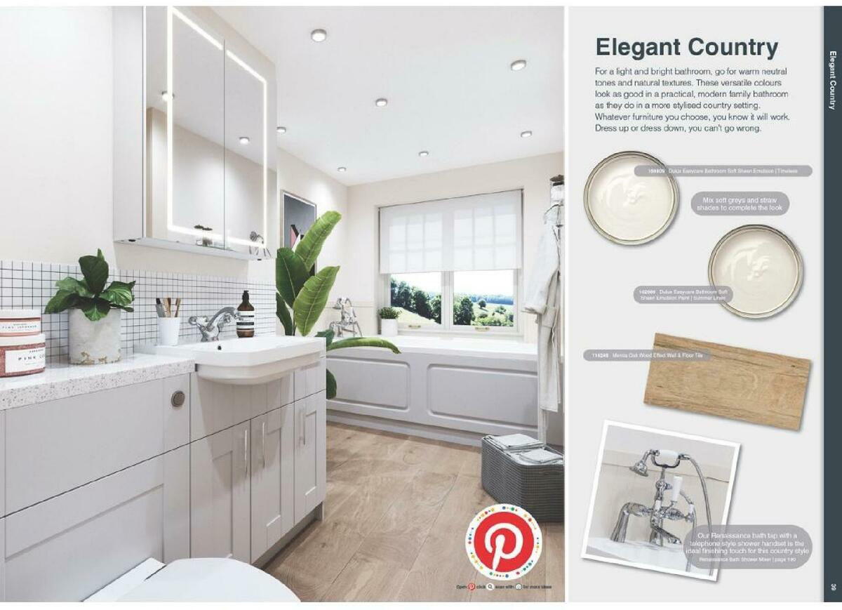 Wickes Showroom bathrooms brochure Offers from 1 September