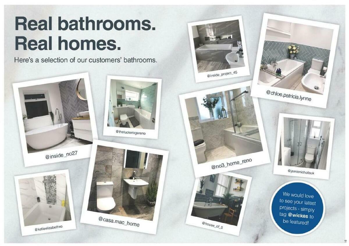 Wickes Showroom bathrooms brochure Offers from 1 September