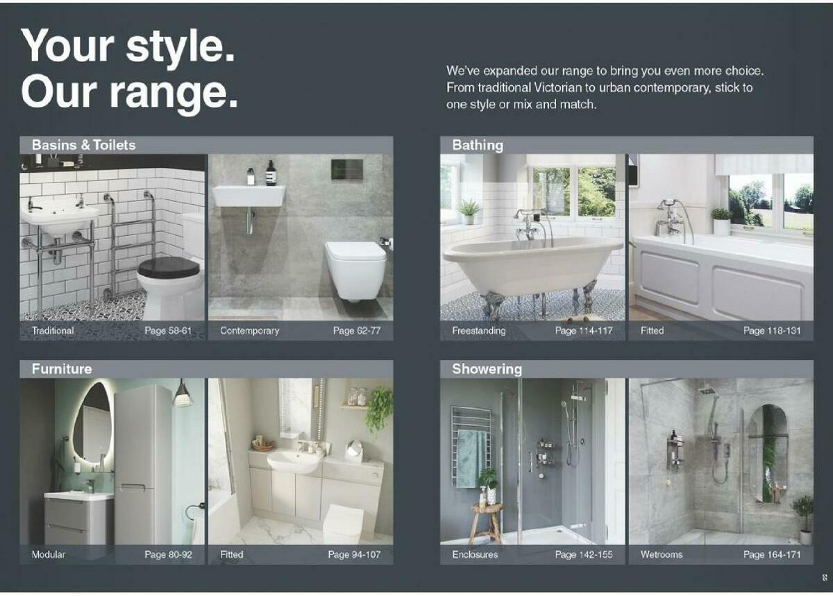 Wickes Showroom bathrooms brochure Offers from 1 September