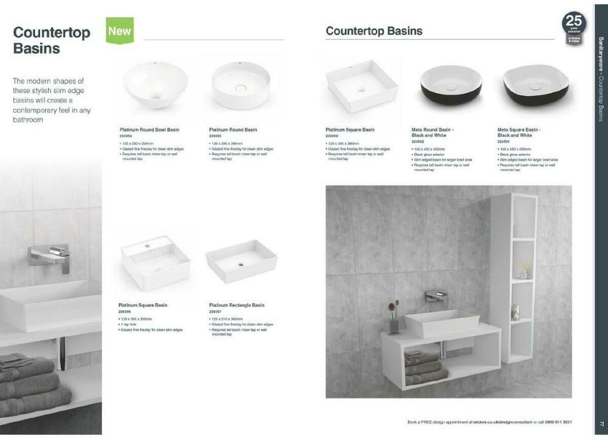 Wickes Showroom bathrooms brochure Offers from 1 September