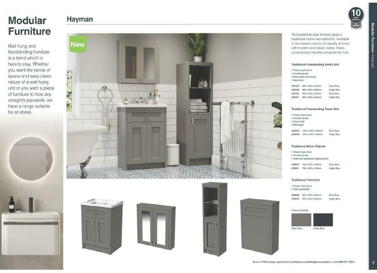 Wickes Showroom bathrooms brochure Offers from 1 September