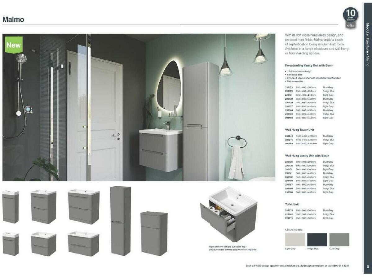Wickes Showroom bathrooms brochure Offers from 1 September