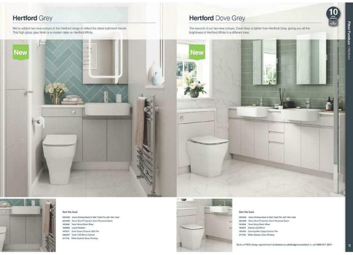 Wickes Showroom bathrooms brochure Offers from 1 September