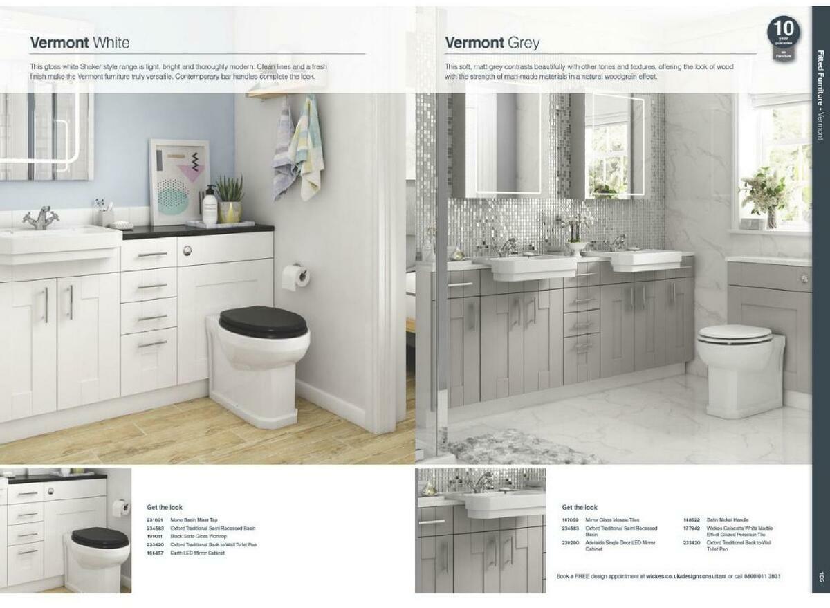 Wickes Showroom bathrooms brochure Offers from 1 September
