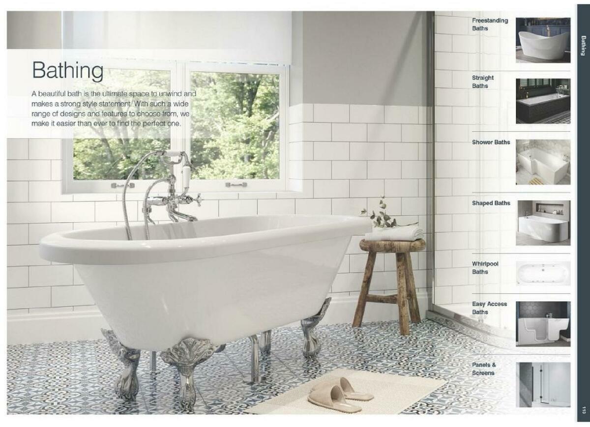 Wickes Showroom bathrooms brochure Offers from 1 September