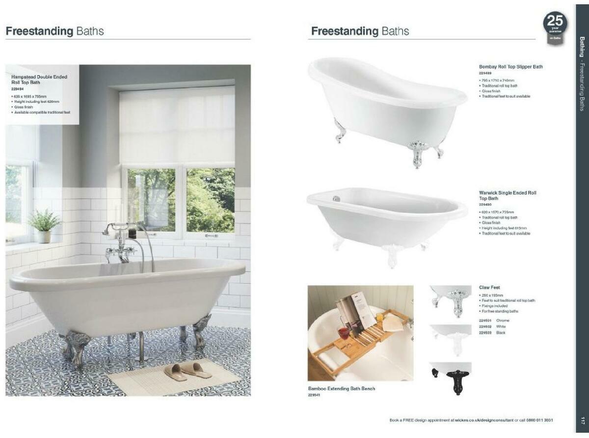 Wickes Showroom bathrooms brochure Offers from 1 September