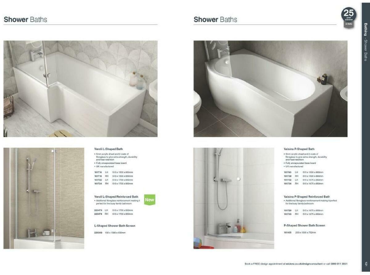 Wickes Showroom bathrooms brochure Offers from 1 September