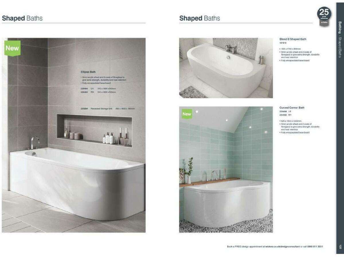 Wickes Showroom bathrooms brochure Offers from 1 September