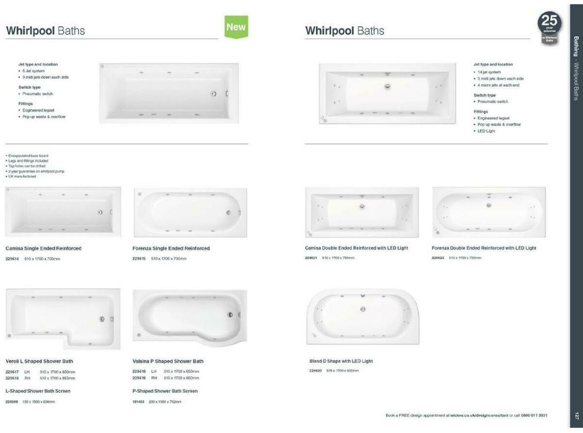 Wickes Showroom bathrooms brochure Offers from 1 September