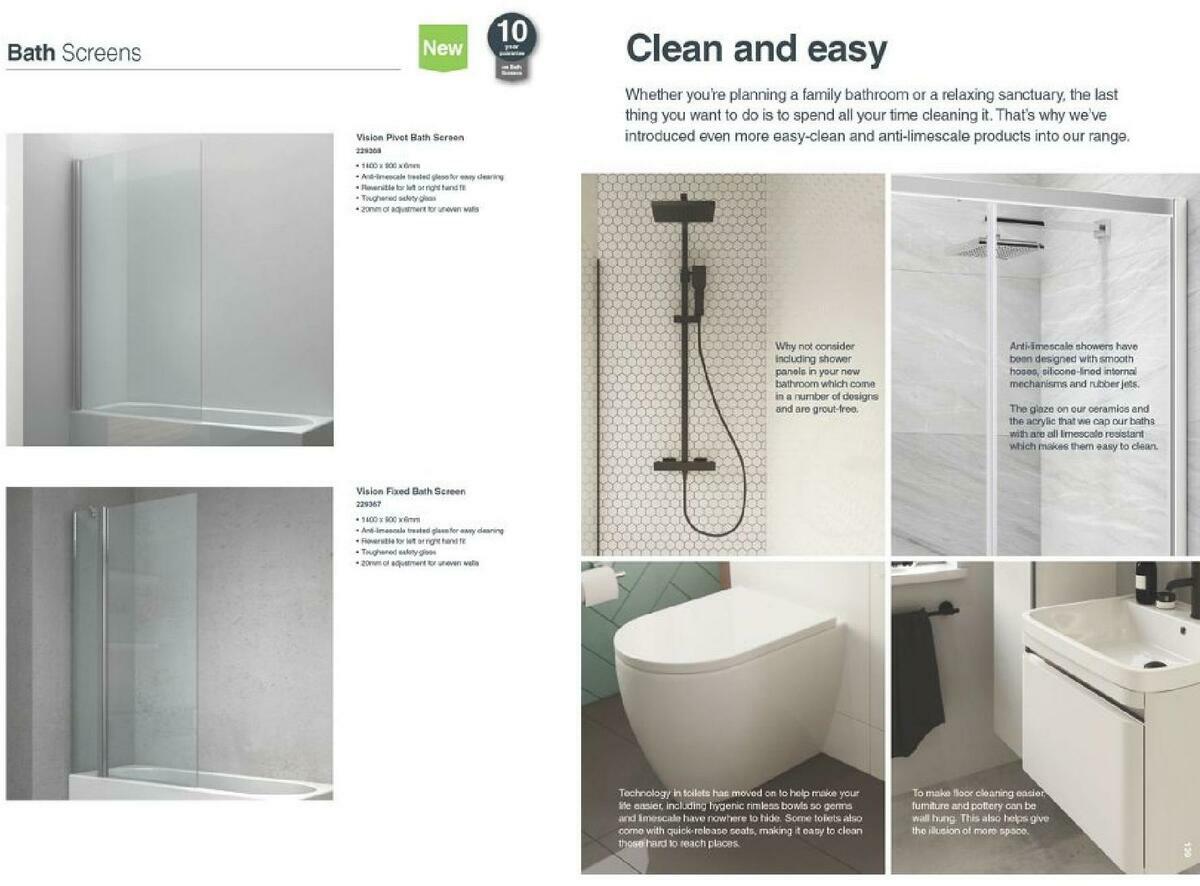 Wickes Showroom bathrooms brochure Offers from 1 September