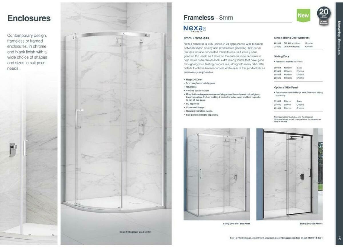 Wickes Showroom bathrooms brochure Offers from 1 September