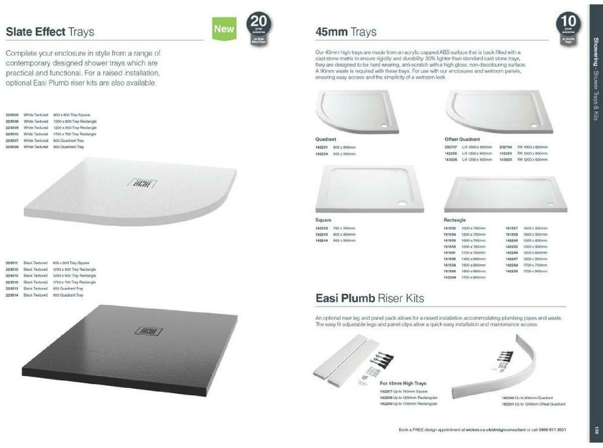 Wickes Showroom bathrooms brochure Offers from 1 September