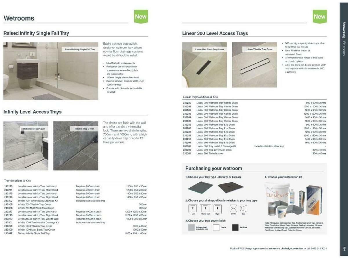 Wickes Showroom bathrooms brochure Offers from 1 September
