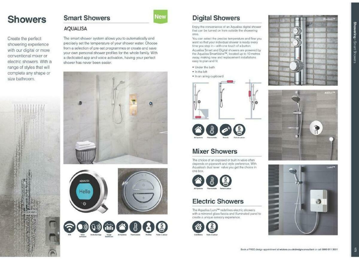Wickes Showroom bathrooms brochure Offers from 1 September