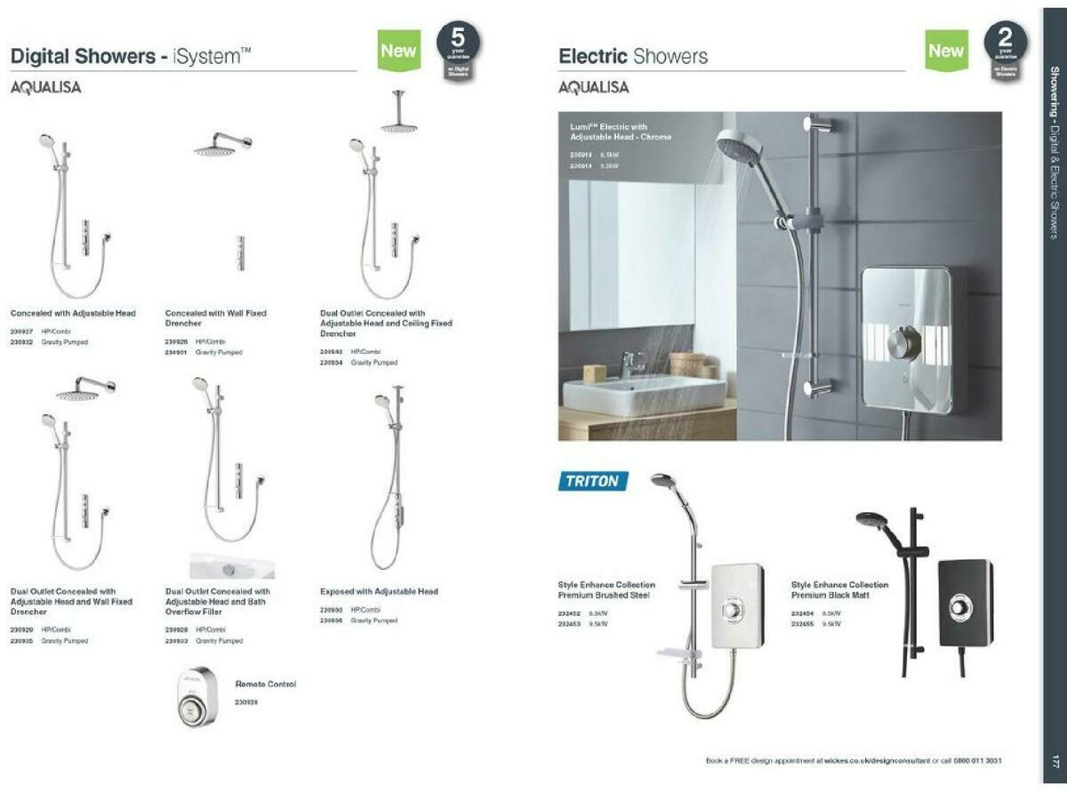 Wickes Showroom bathrooms brochure Offers from 1 September
