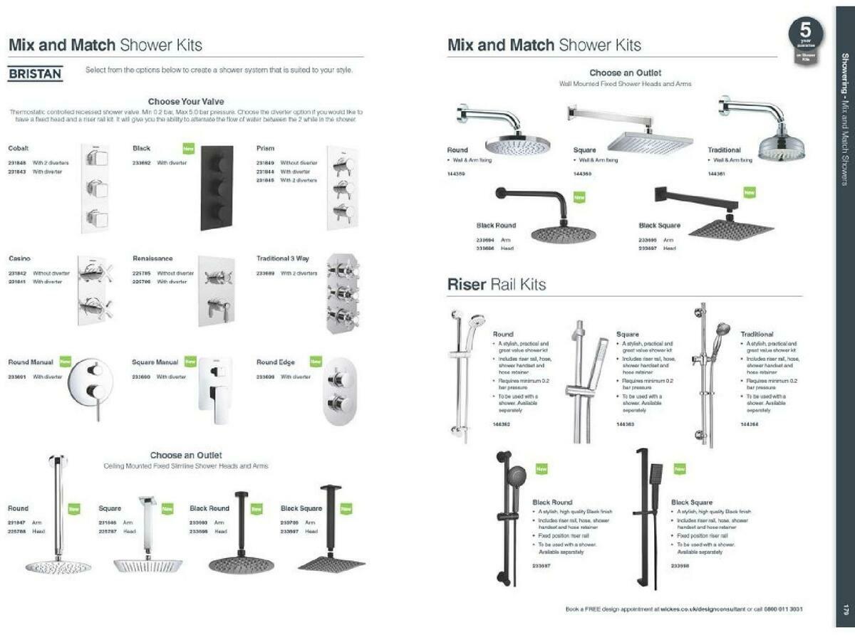 Wickes Showroom bathrooms brochure Offers from 1 September