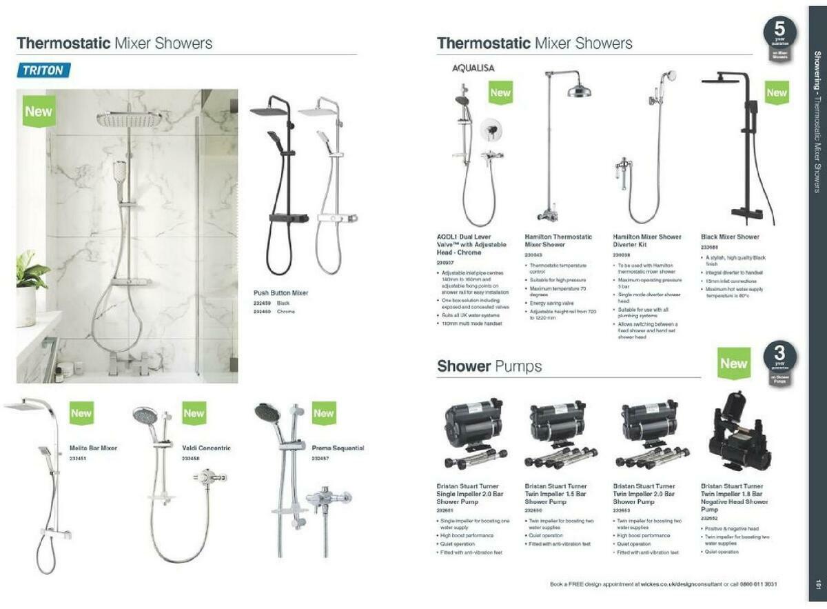 Wickes Showroom bathrooms brochure Offers from 1 September