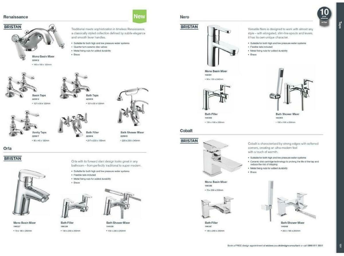Wickes Showroom bathrooms brochure Offers from 1 September