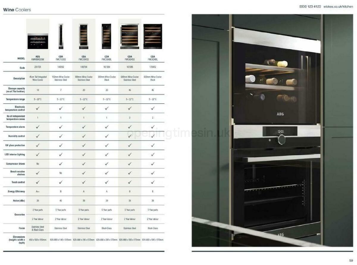 Wickes Kitchen appliances brochure Offers from 1 September