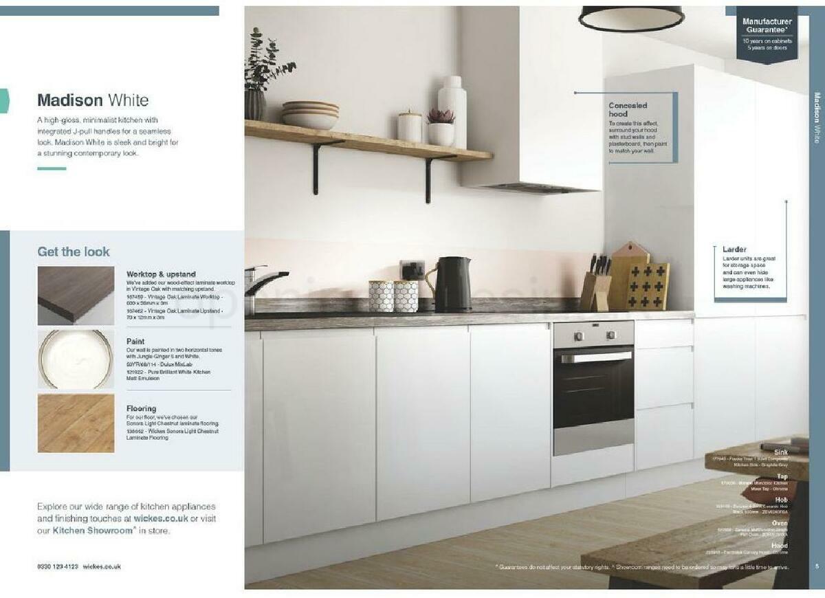 Wickes Ready to Fit kitchens brochure Offers from 1 October
