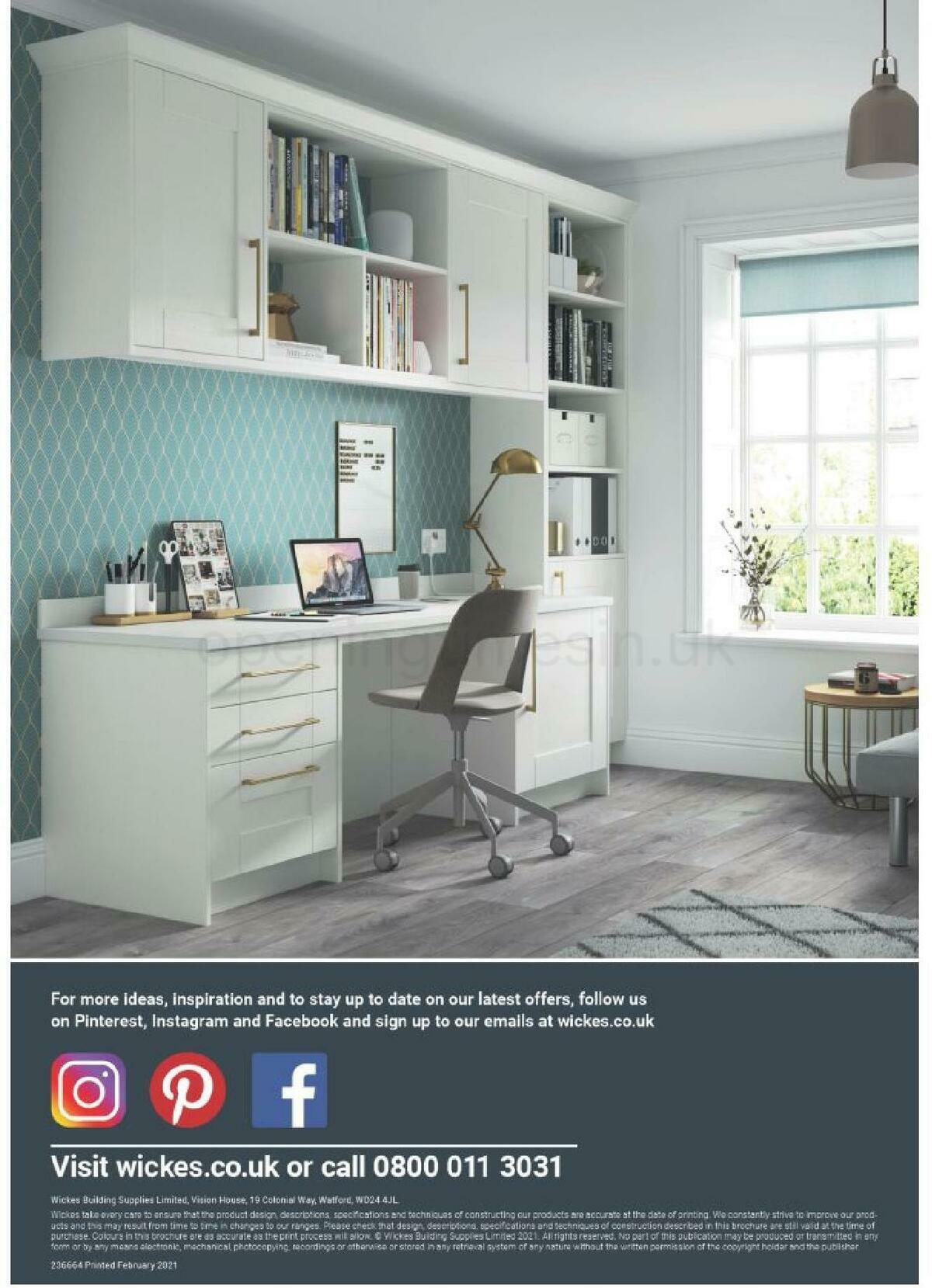 Wickes Fitted Home Office Offers from 1 March