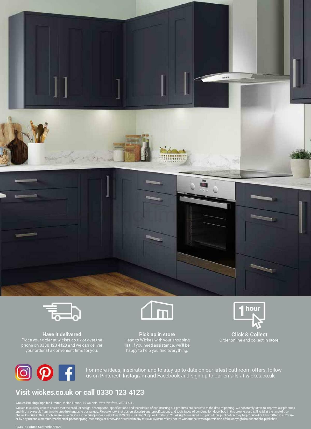 Wickes Ready to Fit kitchens brochure Offers from 1 November