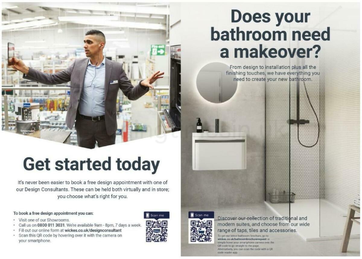 Wickes Showroom kitchens brochure Offers from 1 October