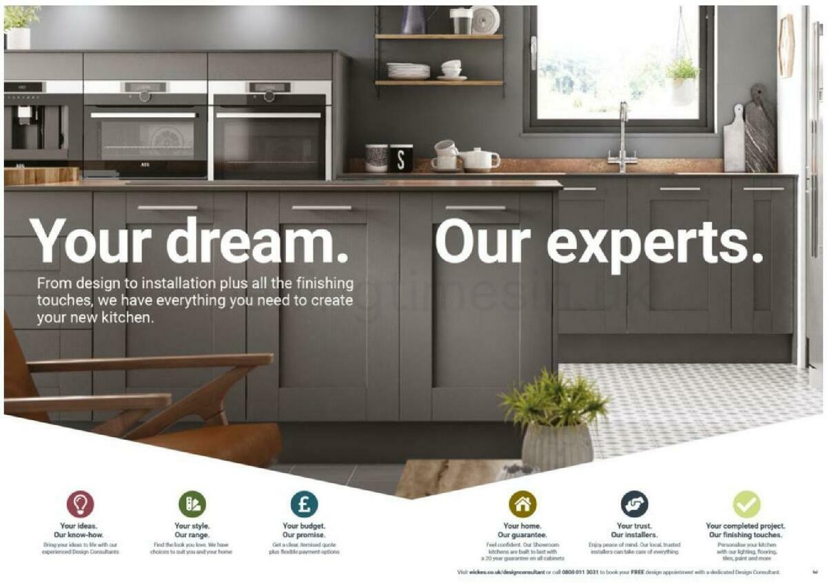 Wickes Showroom kitchens brochure Offers from 1 October