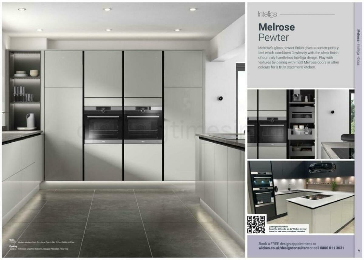 Wickes Showroom kitchens brochure Offers from 1 October