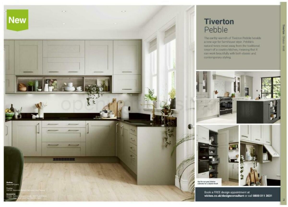Wickes Showroom kitchens brochure Offers from 1 October