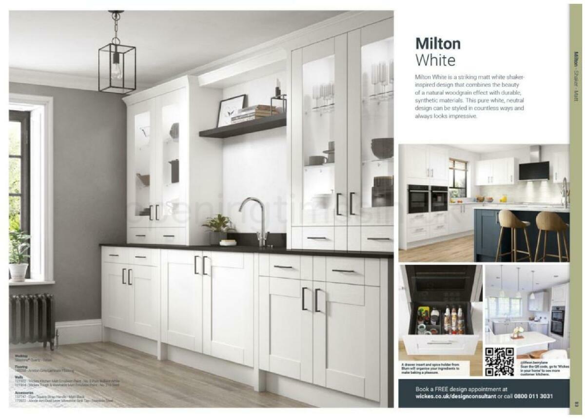 Wickes Showroom kitchens brochure Offers from 1 October