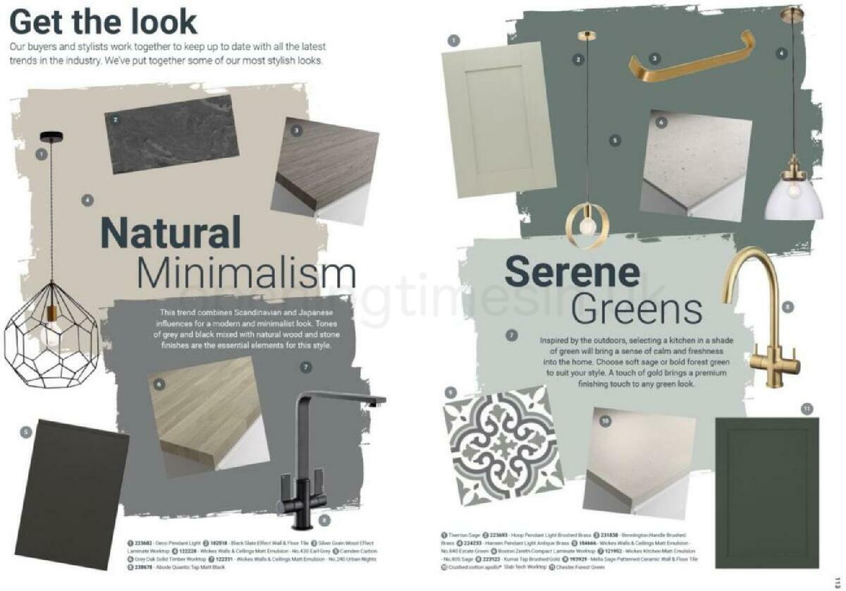 Wickes Showroom kitchens brochure Offers from 1 October