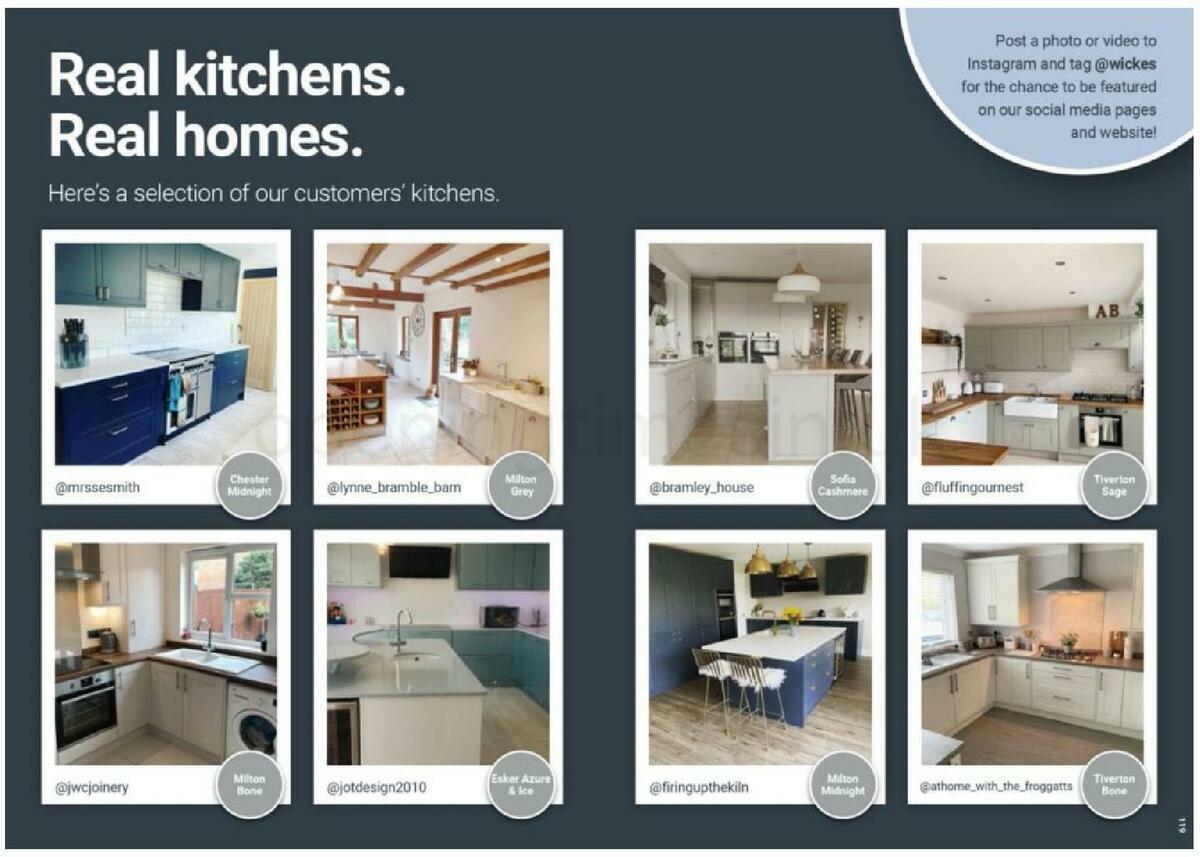 Wickes Showroom kitchens brochure Offers from 1 October