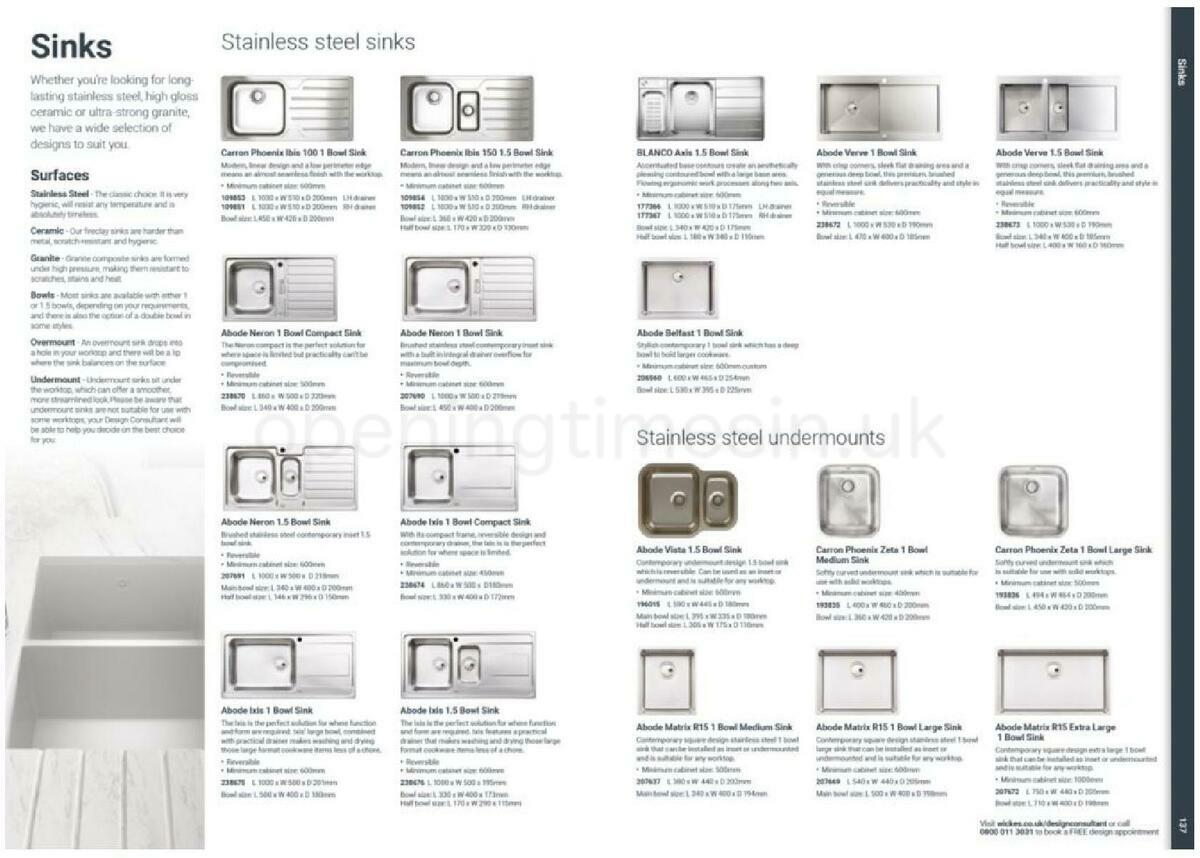 Wickes Showroom kitchens brochure Offers from 1 October
