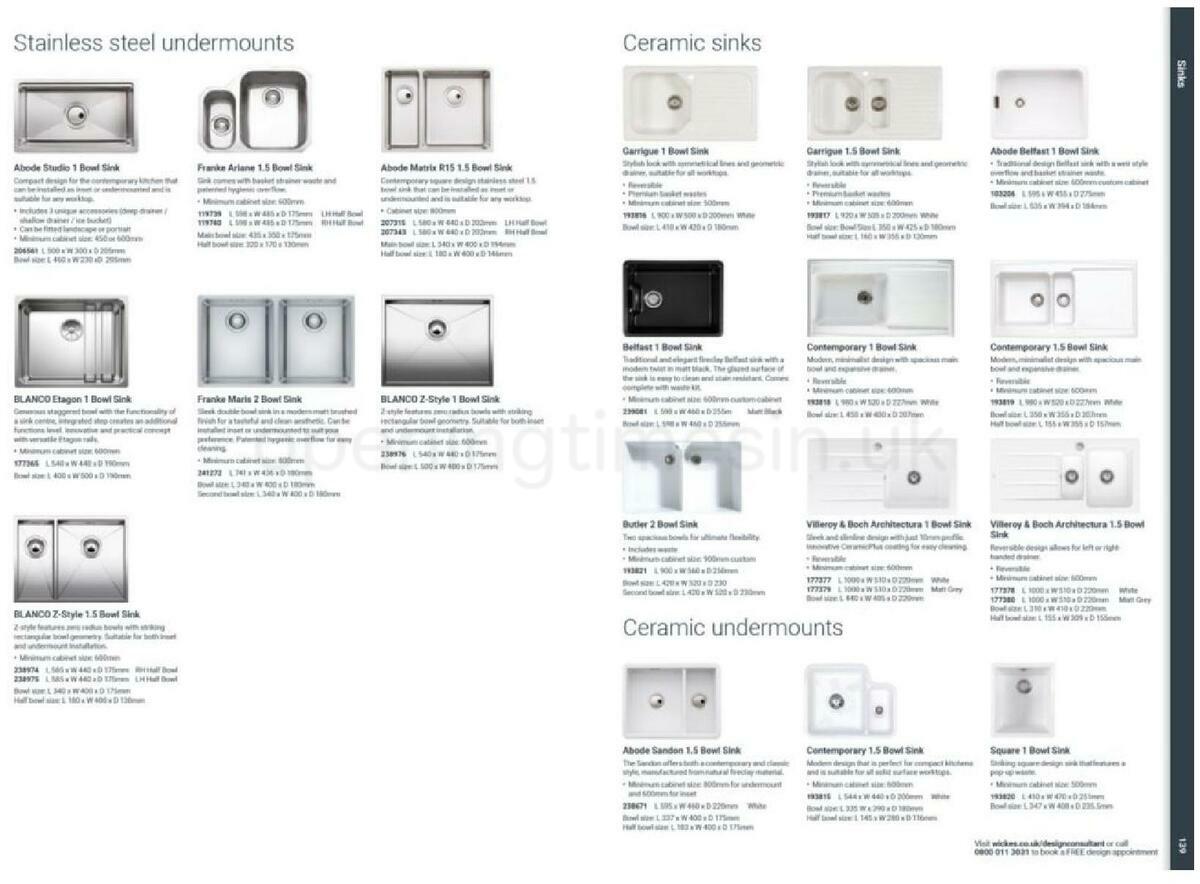 Wickes Showroom kitchens brochure Offers from 1 October