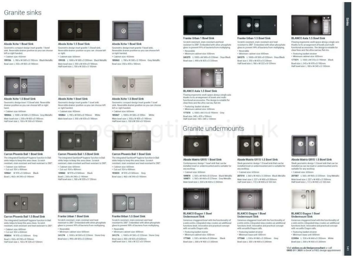 Wickes Showroom kitchens brochure Offers from 1 October