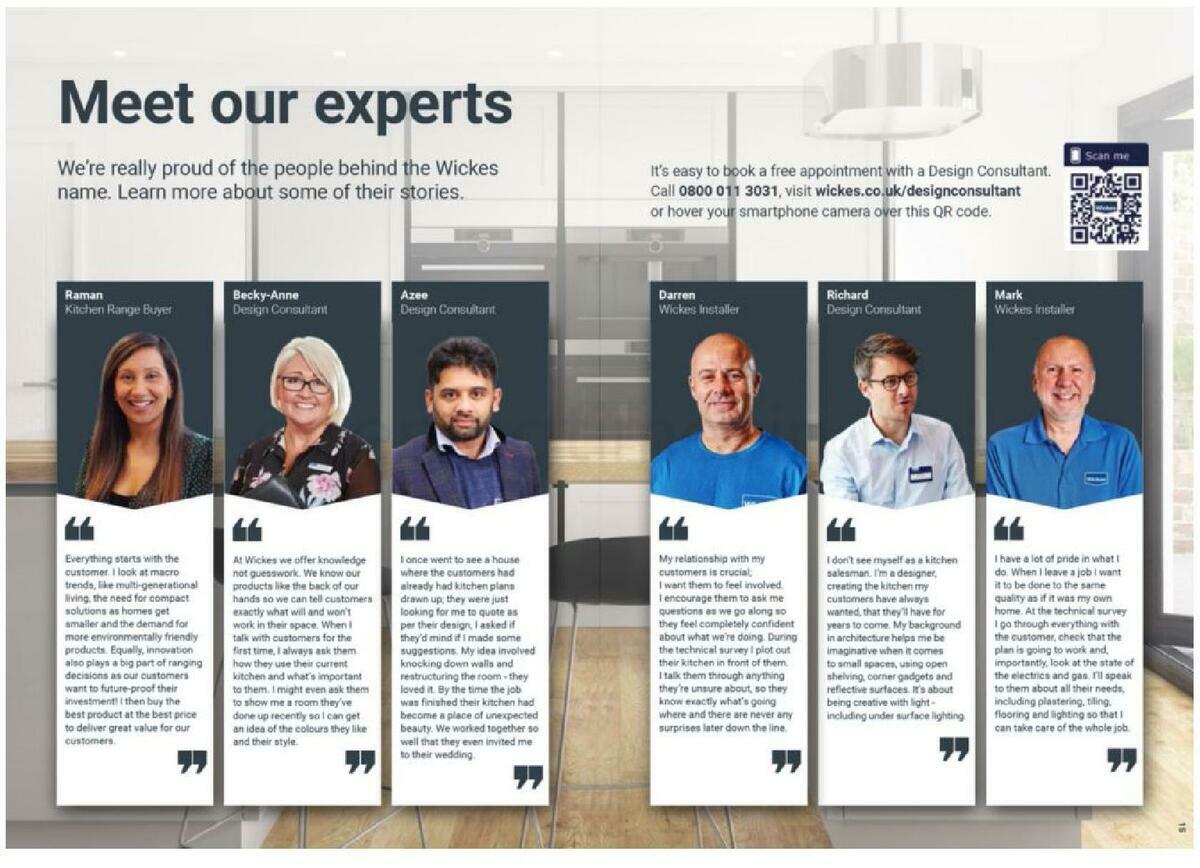 Wickes Showroom kitchens brochure Offers from 1 October