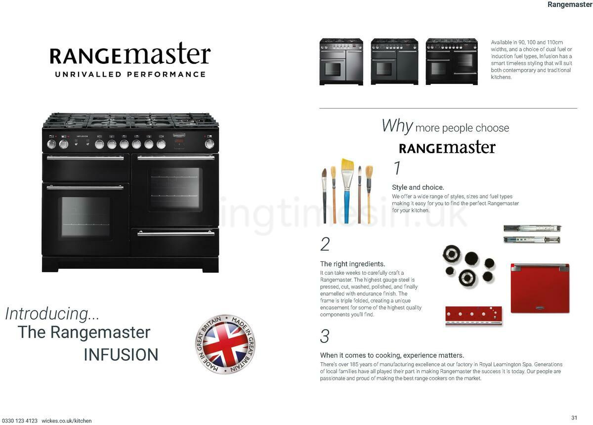 Wickes Kitchen Appliances Brochure Offers from 10 December