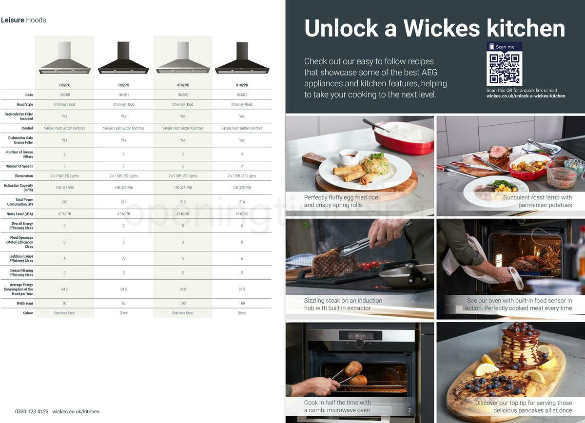 Wickes Kitchen Appliances Brochure Offers from 10 December