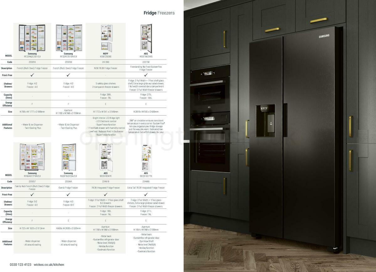 Wickes Kitchen Appliances Brochure Offers from 10 December